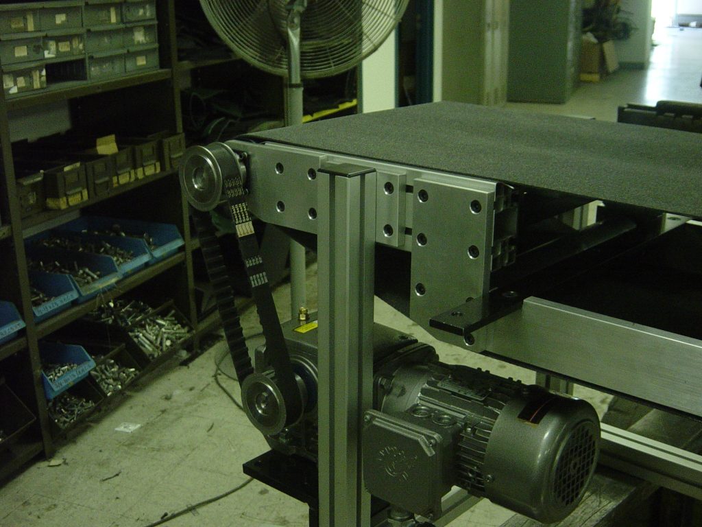 High temperature belt conveyor